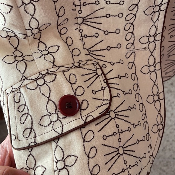 VINTAGE EMBROIDERED BLAZER